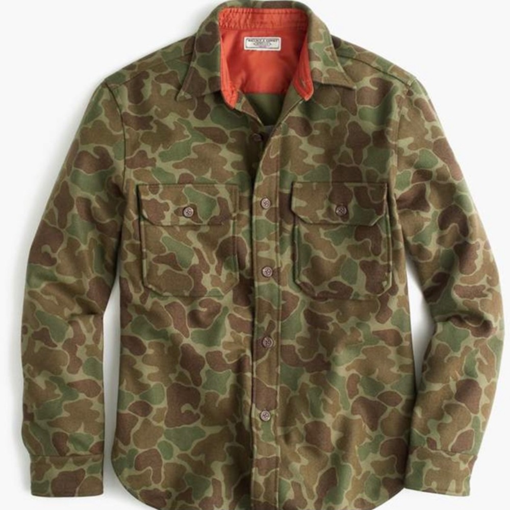 Wallace and Barnes Men’s Camo Flannel shirt jacket